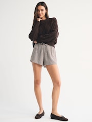 Abercrombie & Fitch Linen Blend Pull-On Shorts - Изображение 4 7