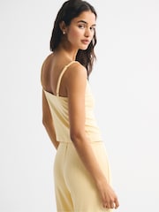 Abercrombie & Fitch Yellow Pointelle Sleep Cami - Image 4 of 7