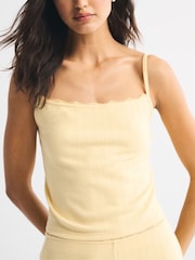 Abercrombie & Fitch Yellow Pointelle Sleep Cami - Image 5 of 7