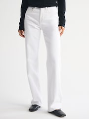 Abercrombie & Fitch White High Rise 90's Relaxed Jeans - Image 1 of 7