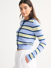 Abercrombie & Fitch Langärmelige Strickjacke mit Rundhalsausschnitt und Perlenknöpfen - Bild 3 von 6