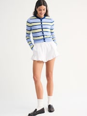 Abercrombie & Fitch Langärmelige Strickjacke mit Rundhalsausschnitt und Perlenknöpfen - Bild 4 von 6