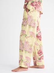 צהוב בהיר - Abercrombie & Fitch Pointelle Sleep Trousers - תמונה 4 מתוך 6