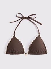 Abercrombie & Fitch Halter Neck String Triangle Bikini Top - Bild 4 von 5