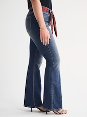 Τζιν Abercrombie & Fitch με ψηλόμεσο κασκόλ και ζώνη - Εικόνα 3 του 8