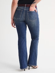 Τζιν Abercrombie & Fitch με ψηλόμεσο κασκόλ και ζώνη - Εικόνα 4 του 8