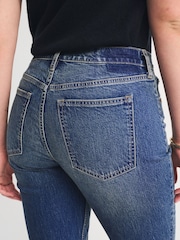 Τζιν Abercrombie & Fitch με ψηλόμεσο κασκόλ και ζώνη - Εικόνα 7 του 8