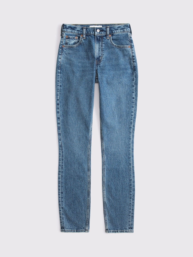 Abercrombie & Fitch High Rise Modern Skinny Jeans mit hohem Bund - Bild 7 von 7