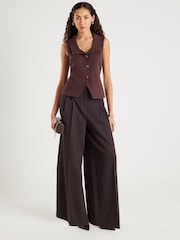 River Island Sleeveless Button Front Waistcoat - Imagen 3 de 4