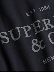 SUPERDRY Blue 1954 Company Relaxed Sweatshirt - Image 8 of 8