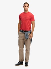 Superdry Red Company Relaxed T-Shirt - Image 2 of 6