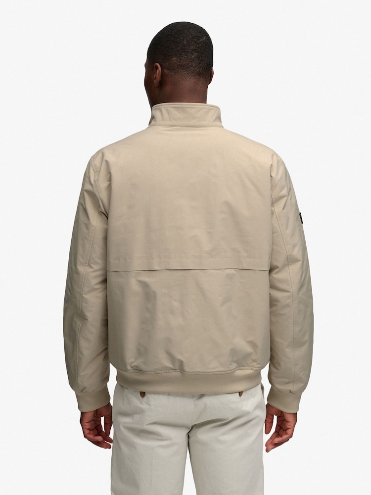 Cream - Superdry Campus polsterēta Harrington jaka - Attēls 2 no 8