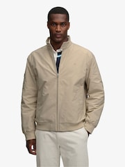 Cream - Superdry Campus polsterēta Harrington jaka - Attēls 4 no 8