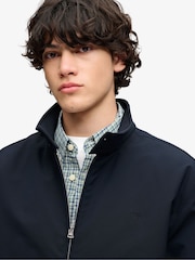 Tumši zils - Superdry Campus polsterēta Harrington jaka - Attēls 6 no 7