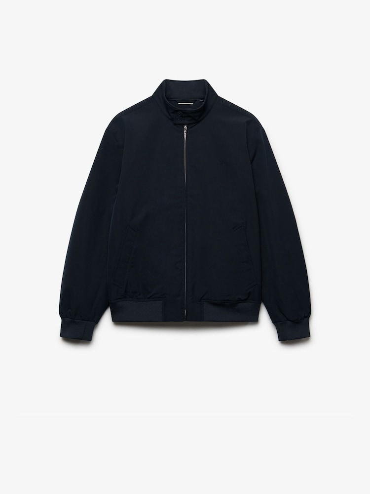 Tumši zils - Superdry Campus polsterēta Harrington jaka - Attēls 7 no 7
