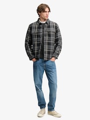 Negro - Sobrecamisa Miller con forro Borreguito de Superdry - Imagen 4 de 7