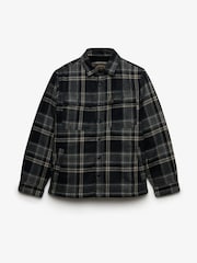 Negro - Sobrecamisa Miller con forro Borreguito de Superdry - Imagen 6 de 7