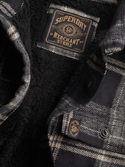 Negro - Sobrecamisa Miller con forro Borreguito de Superdry - Imagen 7 de 7