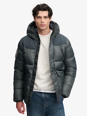 Superdry Green City Baffle Parka - Image 1 of 9