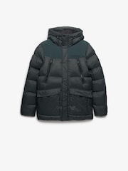 Superdry Green City Baffle Parka - Image 7 of 9