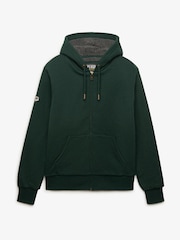Superdry Green Borg Lined Zip Hoodie - Image 6 of 7