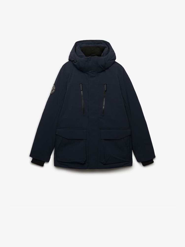أزرق - Superdry City Parka Coats - صورة 1 من 2