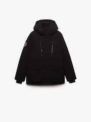 أسود - Superdry City Parka Coats - صورة 1 من 2