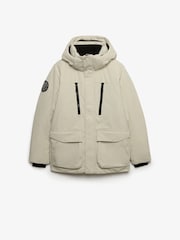 أبيض - Superdry City Parka Coats - صورة 1 من 2