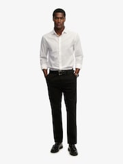 Superdry White Cut Away Poplin Long Sleeve Shirt - Image 3 of 7