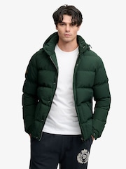 Superdry Green Classic Everest Puffer Jacket - Image 1 of 8
