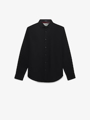 Schwarz - Superdry Cut Away Poplin Long Sleeve Shirt - Bild 6 von 8