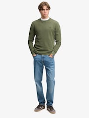 Superdry Green Classic Heavy Textured  T-Shirt - Image 3 of 8