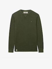 Superdry Green Classic Heavy Textured  T-Shirt - Image 6 of 8