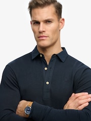 Superdry Blue Classic Rugby Top - Image 5 of 7