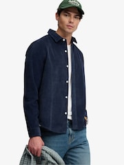 Mėlyna - Superdry virveliniai marškinėliai - 4 paveikslėlis iš 5