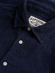 Blå - Superdry Fløjl Overshirt - Billede 7 af 7