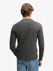 Superdry Black Classic Heavy Textured  T-Shirt - Image 5 of 8