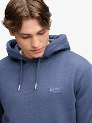 Zils - Superdry Essential Logo kapučjaka - Attēls 4 no 5