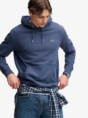 Zils - Superdry Essential Logo kapučjaka - Attēls 5 no 5