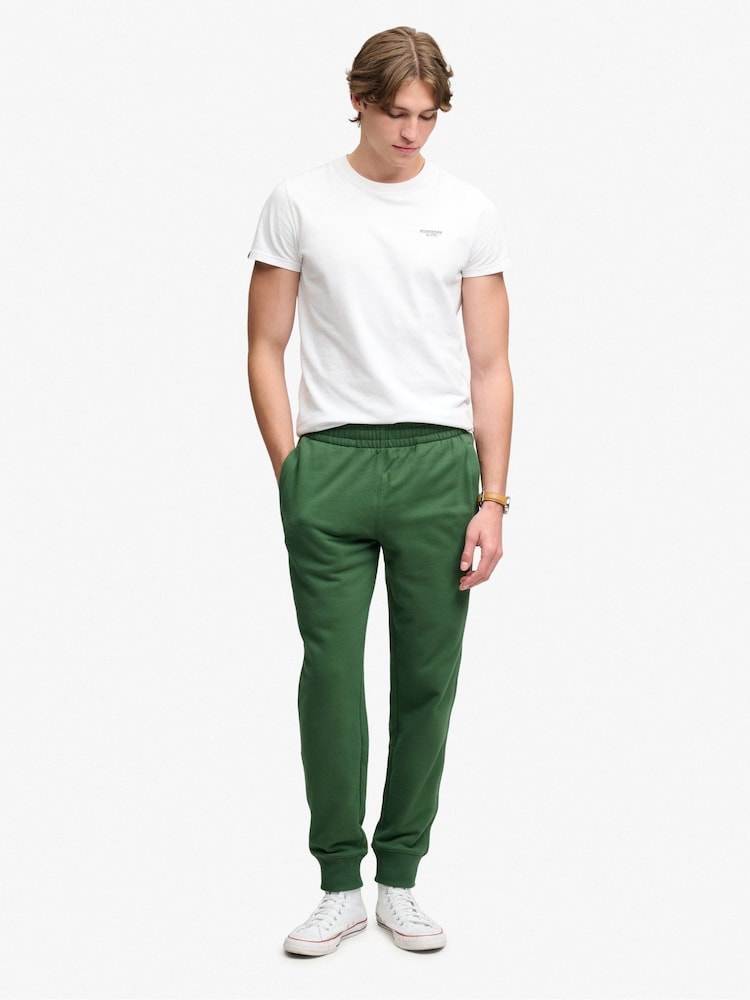 Superdry Green Essential Logo Joggers - Image 1 of 8