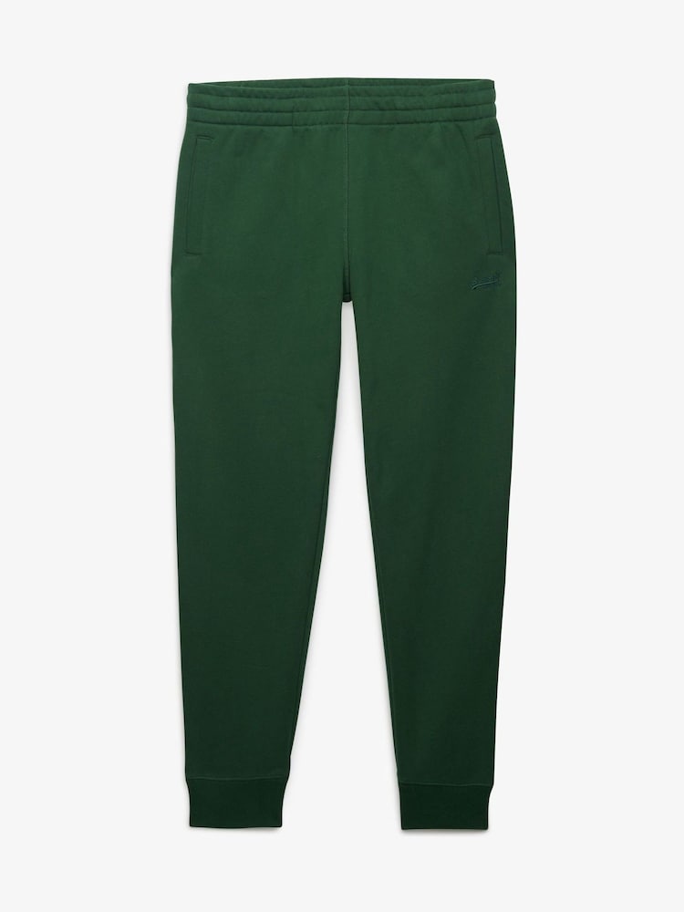 Superdry Green Essential Logo Joggers - Image 8 of 8