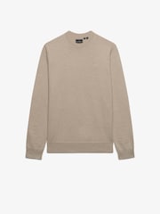 Superdry Cream Essential Lw Wool Blend Jumper - Image 1 of 1