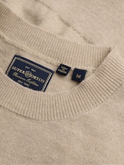 Superdry Cream Essential Lw Wool Blend Jumper - Image 2 of 2