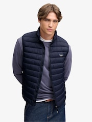 Superdry Blue Fuji Lite Padded Gilet - Image 3 of 5