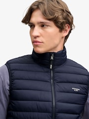 Superdry Blue Fuji Lite Padded Gilet - Image 4 of 5
