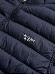 Superdry Blue Fuji Lite Padded Gilet - Image 5 of 5