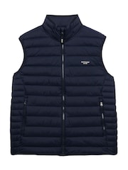 Superdry Blue Fuji Lite Padded Gilet - Image 7 of 8