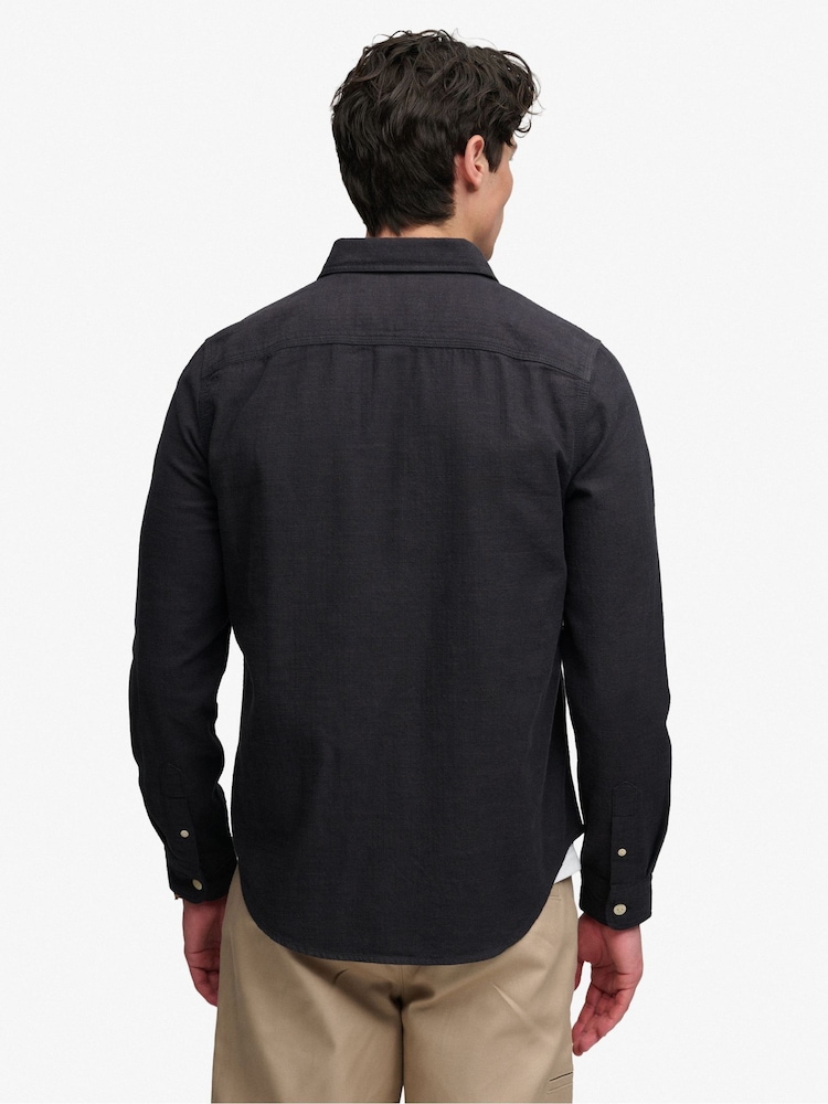 Juoda - „Superdry“ „Hellbone“ stiliaus darbo marškinėliai - 2 paveikslėlis iš 5