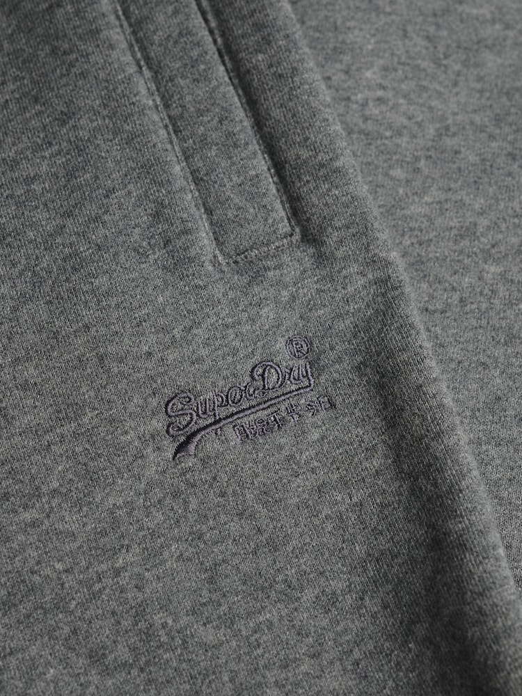 Superdry Grey Essential Logo Joggers - Image 8 of 8