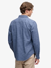 Mėlyna - „Superdry“ „Hellbone“ stiliaus darbo marškinėliai - 2 paveikslėlis iš 5